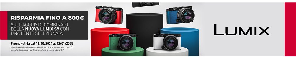 Promozione sconto in cassa Lumix S9 + ottica (11/10 - 08/01) | Riflessishop.com