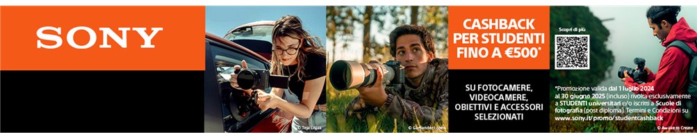 Sony Cashback Studenti (01/07/24 - 30/06/25) | Riflessishop.com