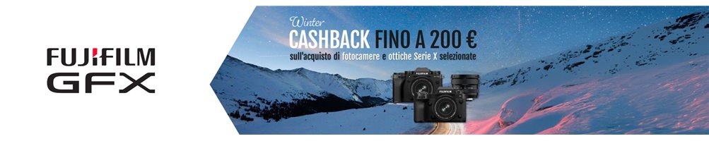 Fujifilm Winter Cashback (14/11/24 - 16/01/25) | Riflessishop.com