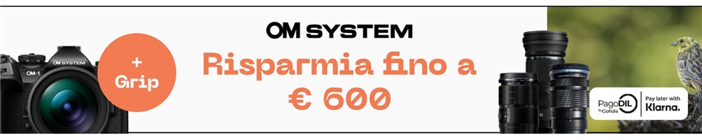 Cashback OM System (20/02 - 31/03) | Riflessishop.com